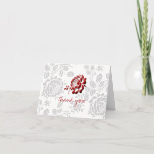 Söt Blommigt Design Tackkort-kort Tack Kort