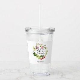 Söt blommigt-elegant-lärare take away mugg