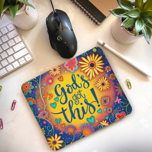 Söt Blommigt Guds Har Denna inspiration Mousepad Musmatta