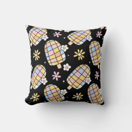 Söt Blommigt Ice Cream - Whimsical Summer Mönster Kudde