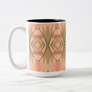 Söt Blommigt Kaffe Kopp
