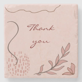 söt blommigt och geometrisk abstrakt grafik stenunderlägg