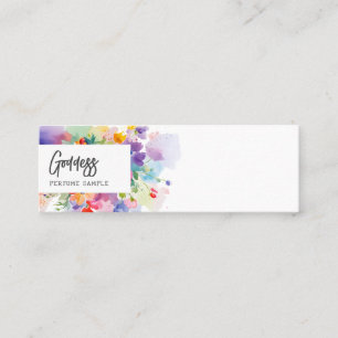 Söt Blommigt Parfym Tester Mini Visitkort