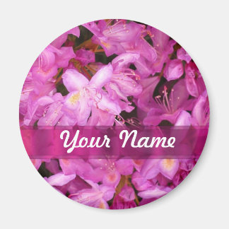 Söt blommigt personlig magnet