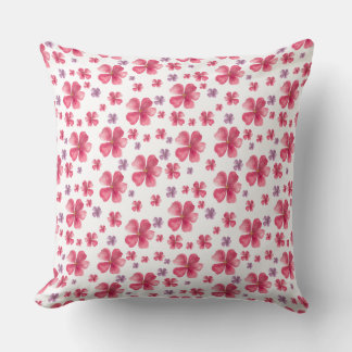 Söt Blommigt Pillow Kudde