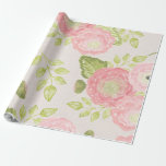 Söt Blommigt Presentpapper<br><div class="desc">Detta "Blommigt"-tema finns i olika produkter. Perfekt för alla tillfällen,  t.ex. bröllop,  årsdag,  födelsedag och mycket mer.</div>