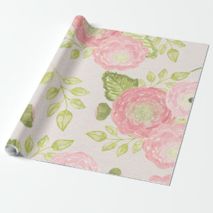 Söt Blommigt Presentpapper
