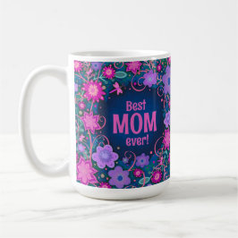 Söt Blommigt Roligt Trendig Mamma Inspirief Kaffemugg
