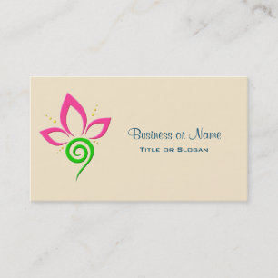 Söt Blommigt - symboldesign Visitkort