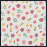 Söt Blommigt Tyg<br><div class="desc">Utformning av blommönster i nyp, gulter och gröntar designade av Shelby Allison.</div>