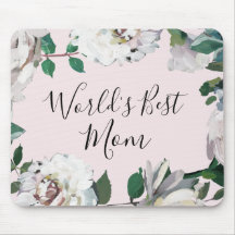 Söt Blommigt Världens bästa Mamma