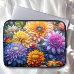 Söt Blommigt Watercolor Flowers Ai Art Laptop Fodral<br><div class="desc">Söt ai art vattenfärgsblommor,  rosa,  lila och orange.</div>