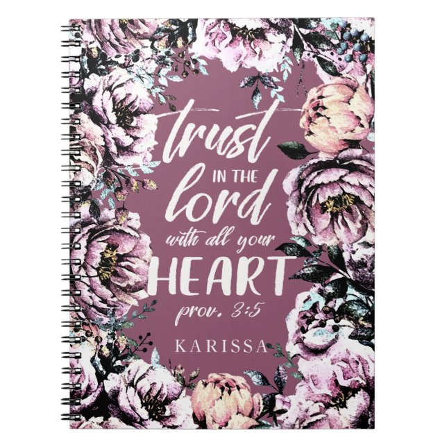 Söt Blommigtar| Skript, Journal| Ljustext Anteckningsbok (Framsidan)