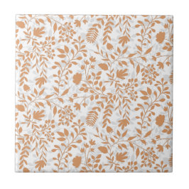 Söt-Blommigten för Foliage Garden Mönster Kakelplatta