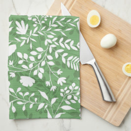 Söt-Blommigten för Foliage Garden Mönster Kökshandduk