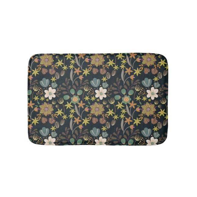 Söt Blommönster Badrumsmatta (Framsidan)