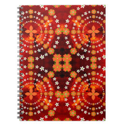 Söt Blommönster Cute Garden Anteckningsbok