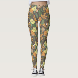 Söt Blommönster Leggings