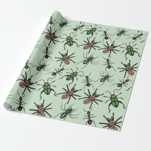 Söt Blommönster Presentpapper