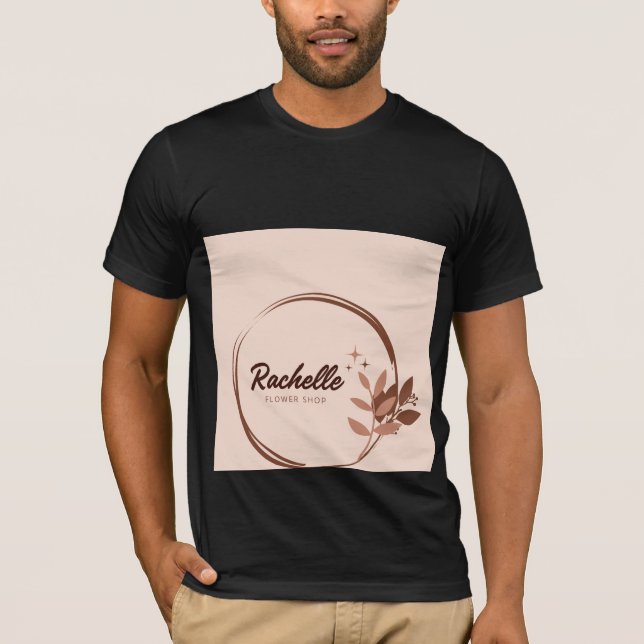 Söt blomsterkonst t shirt (Framsida)