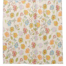 Söt Bloomies Shower Curtain