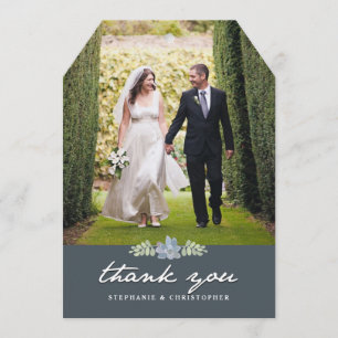 Söt Blooms Vintage Garden Wedding Tack Kort