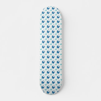 Söt Blue Butterflies Old School Skateboard Bräda 21,6 Cm