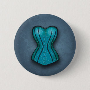 Söt Blue Corset Knapp