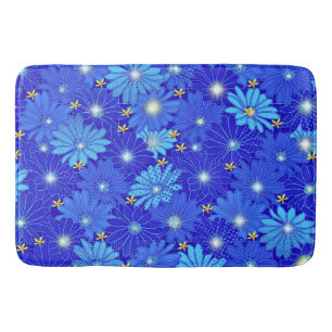 Söt Blue Daisy Mönster Badrumsmatta