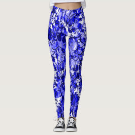 Söt Blue Döskallars Leggings