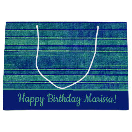 Söt Blue Grönt Distress Rand Mönster