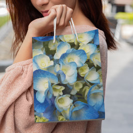 Söt Blue Hydrangea Blommigt