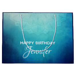 Söt Blue Mandala Abstrakt