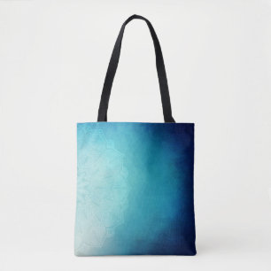 Söt Blue Mandala Abstrakt Tygkasse