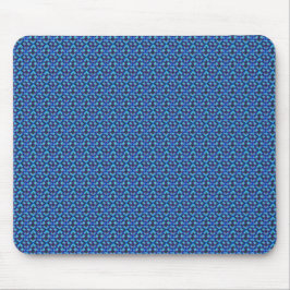 Söt Blue Mönster Mouse Pad Musmatta