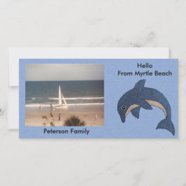 Söt Blue Ocean Dolphin Teckning Anpassad