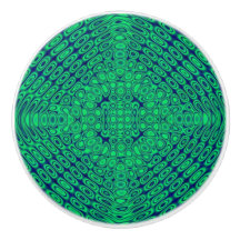 Söt Blue och Grönt Abstrakt