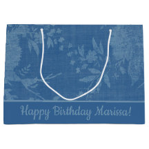 Söt Blue på Blue-Blommönstret