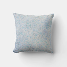 Söt Blue Shabby Blommigt Cushion Kudde