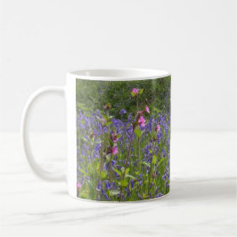 Söt Bluebells Floral Photography Kaffemugg