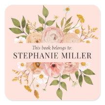 Söt bohemian blommigt namn mors dag