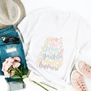 Söt Boho Botanical Gardener Quote T Shirt