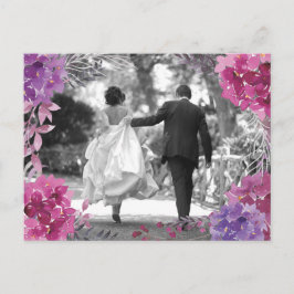 Söt Boho botaniskt Tack-vykort Vykort