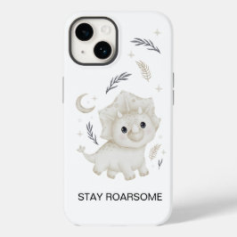 Söt Boho-dinosaurie för barn, anpassad iPhone-fodr