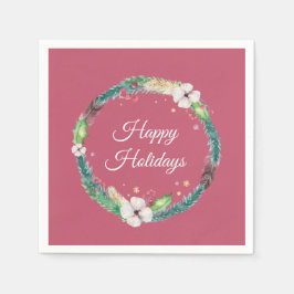 Söt Boho Helgdag Utandning Pappersservett