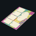 Söt Boho Maximalist Quilt Weekly Planner Anteckningsblock<br><div class="desc">Håll dig organiserad i stil med den här söt plannerplattan med bho stil-lapptäcket. Korgar för färgad av Cream hjälper dig att planera varje veckodag med en hjärtformade plats för att planera verksamheten i helg.</div>