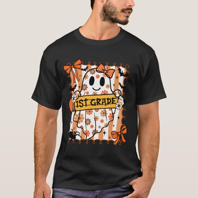 Söt Boho-spöke 1:a klass lärare elev Coquette T Shirt (Framsida)