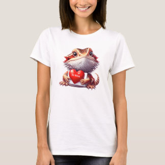 Söt böjd drake var min Valentine T Shirt