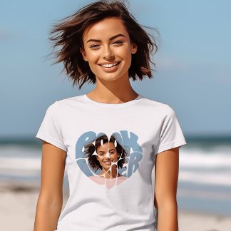 Söt bokälskare anpassad foto-T-shirt T Shirt