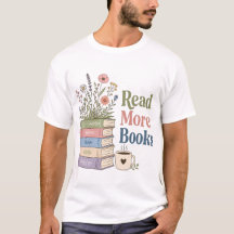 Söt bokälskare blomshirt